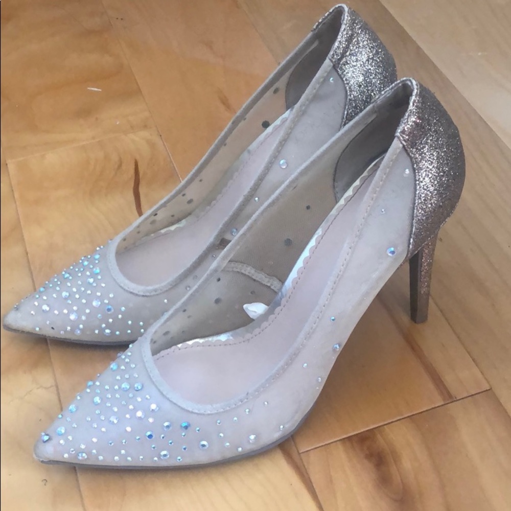 Nude Heels with Swarovski Crystals ✨